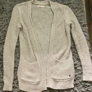Beige cardigan with pockets
